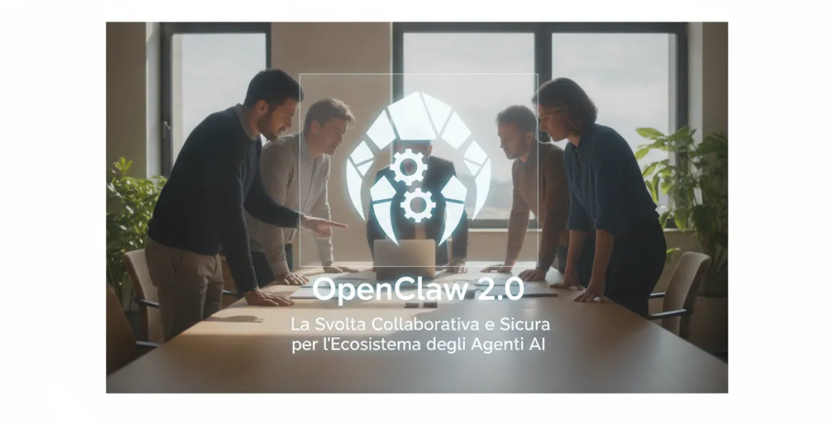 OpenClaw 2.0: La svolta collaborativa e sicura per l'ecosistema degli Agenti AI