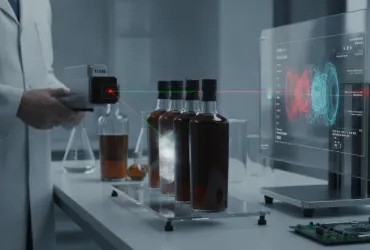 Alcol contraffatto: la rivoluzione del laser che vede attraverso le bottiglie sigillate