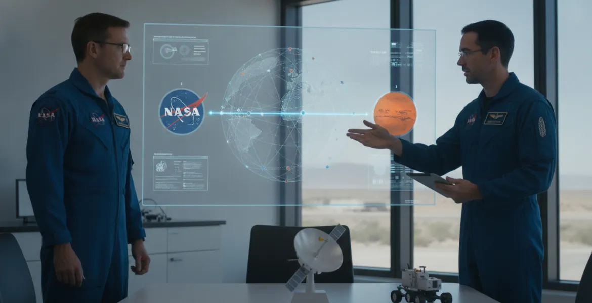 NASA e Blue Origin: Una rete Internet da 700 milioni per Marte