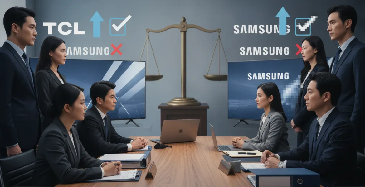 Guerra dei display: TCL trascina Samsung in tribunale per pubblicità ingannevole sui Mini LED