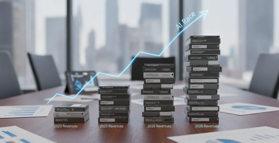 Boom Globale SSD Enterprise: Ricavi Raddoppiati nel 2026 per la Corsa all'IA