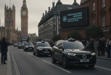 Londra accoglie i robotaxi di Uber: la guida autonoma debutta nel Regno Unito
