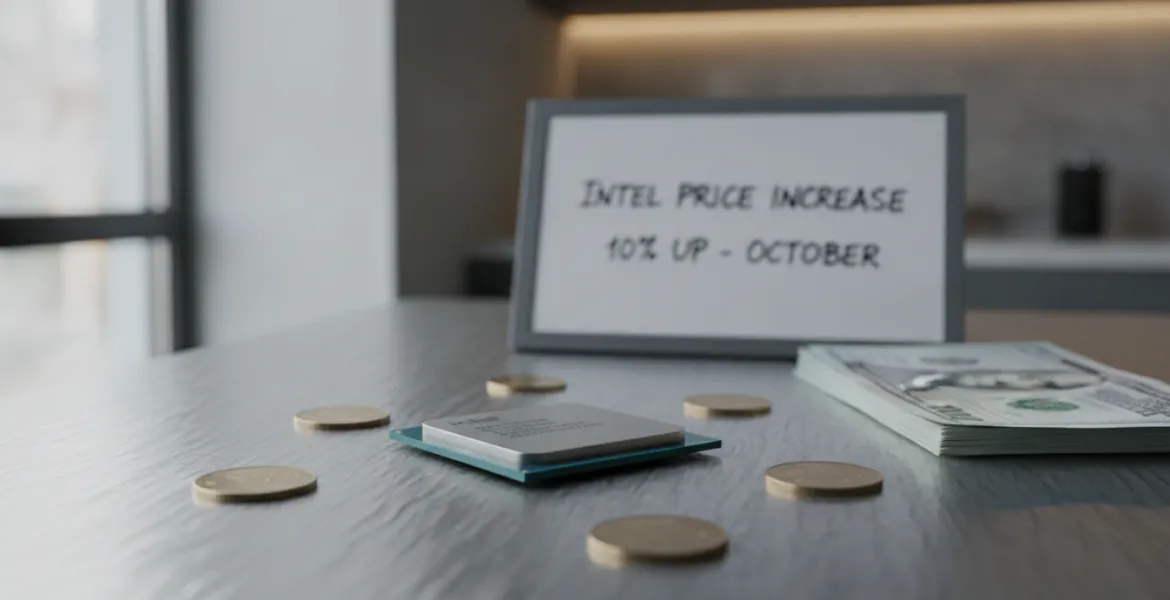 Intel annuncia nuovi rincari: i prezzi dei processori saliranno del 10% da ottobre
