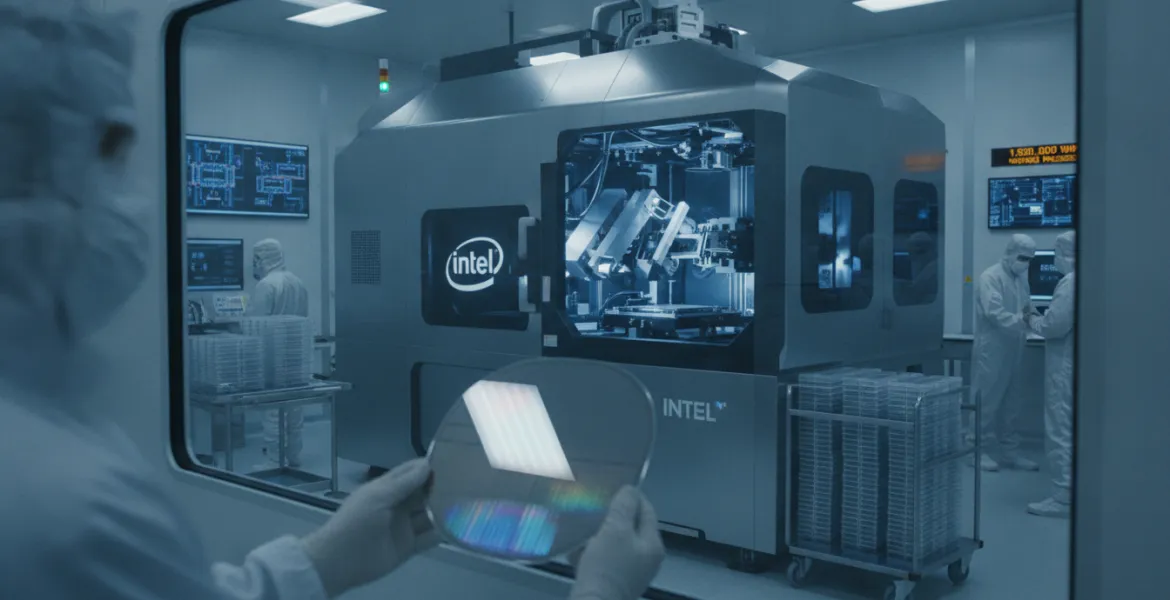 Intel domina la litografia High-NA EUV: prodotto il primo milione di wafer
