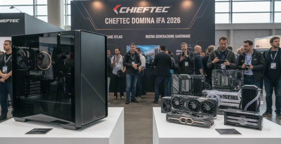 Chieftec Domina IFA 2026: Arrivano il Case Atlas e l’Hardware di nuova generazione