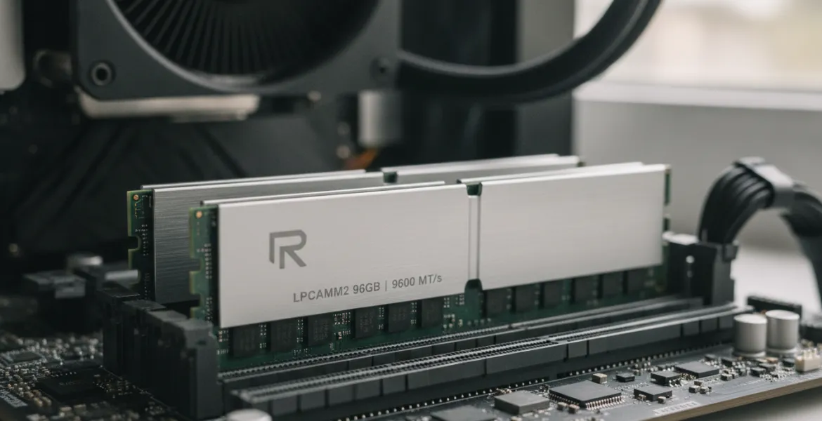 Rayson LPCAMM2 da 96 GB: la rivoluzione delle memorie per PC AI a 9600 MT/s