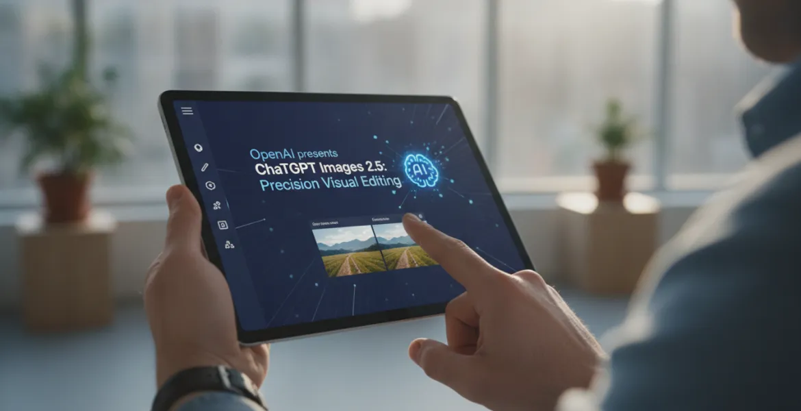 OpenAI presenta ChatGPT Images 2.5: l'editing visivo di precisione