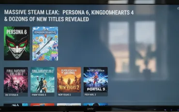 Clamoroso Leak su Steam: Svelati Persona 6, Kingdom Hearts 4 e decine di nuovi titoli