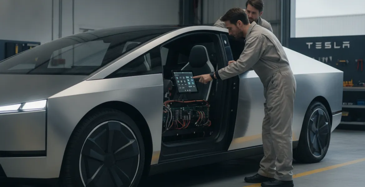 Tesla Cybercab: Svelati i Segreti del Controllo Manuale via Software ad Austin