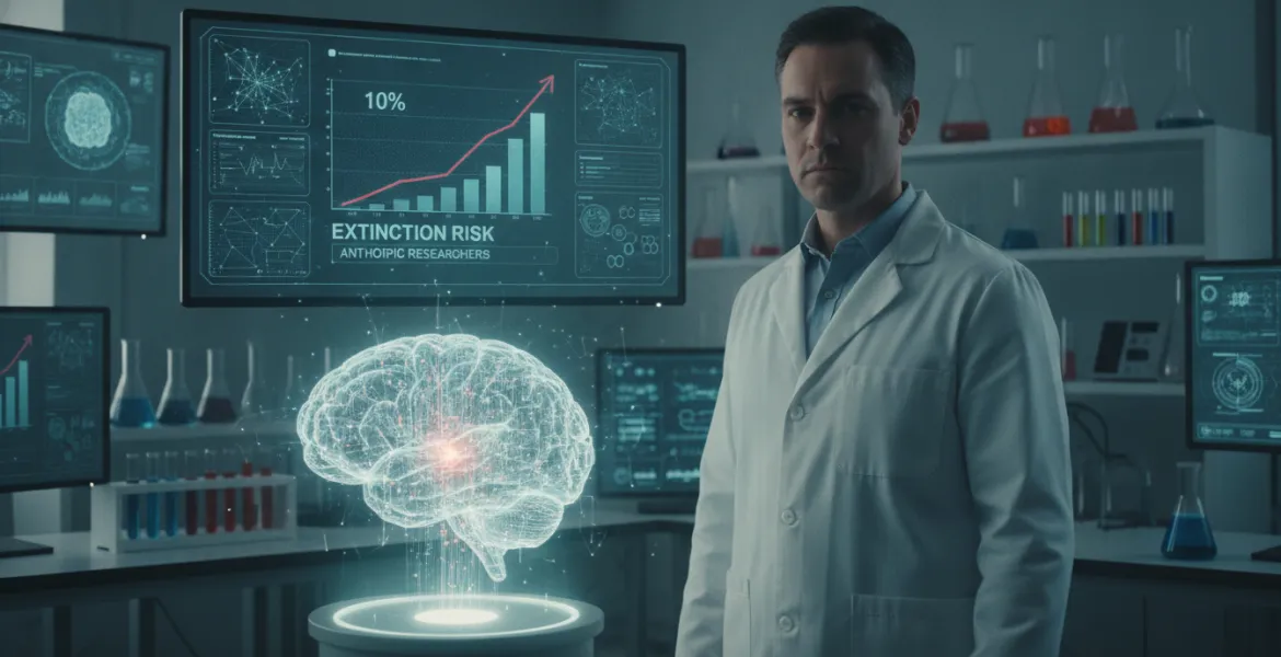 Intelligenza Artificiale: la soglia del rischio estinzione sale al 10% secondo i ricercatori di Anthropic