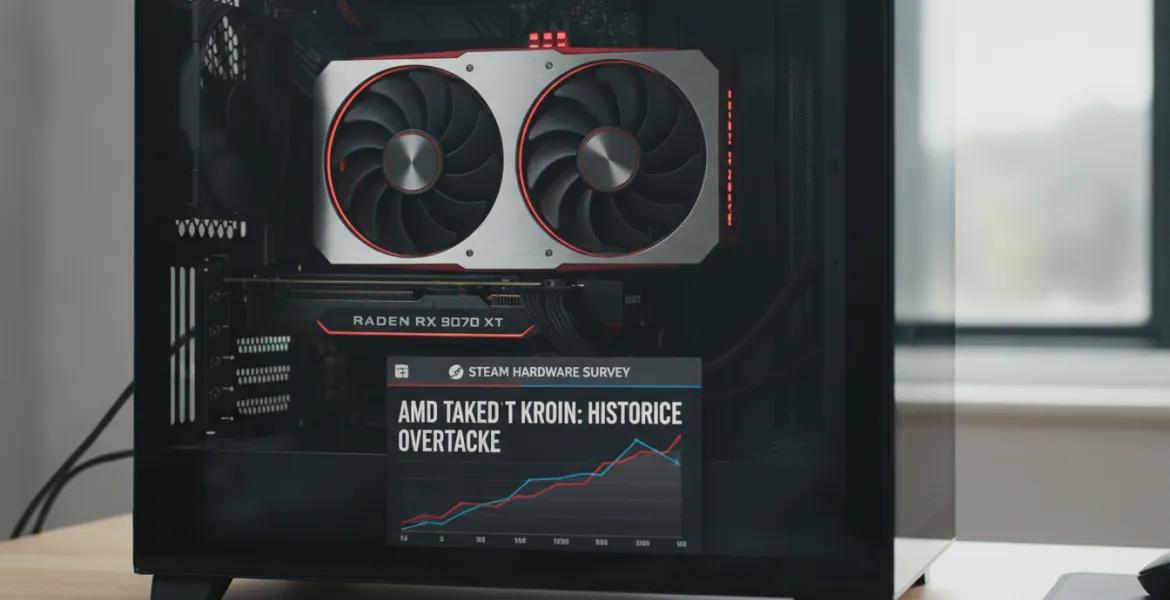 La Radeon RX 9070 XT è la nuova regina di AMD su Steam: sorpasso storico