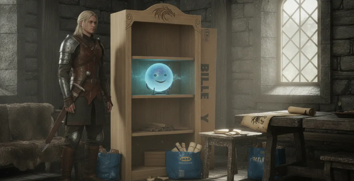 IKEA sbarca in Skyrim: arriva la mod ufficiale con lo scaffale parlante