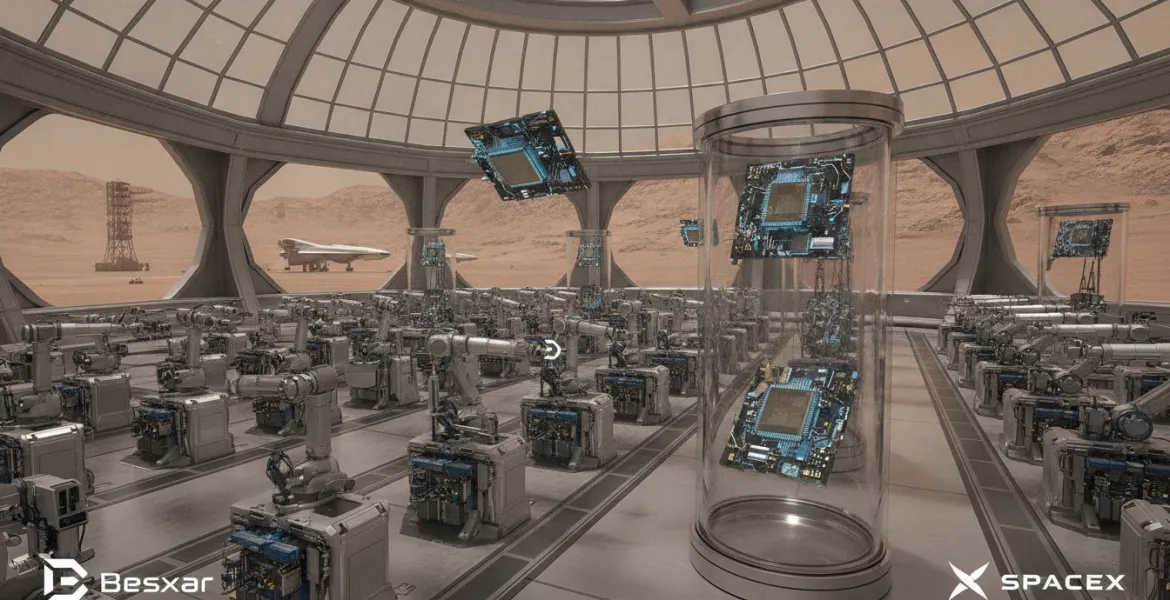 Semiconduttori spaziali: la nuova frontiera produttiva di Besxar e SpaceX