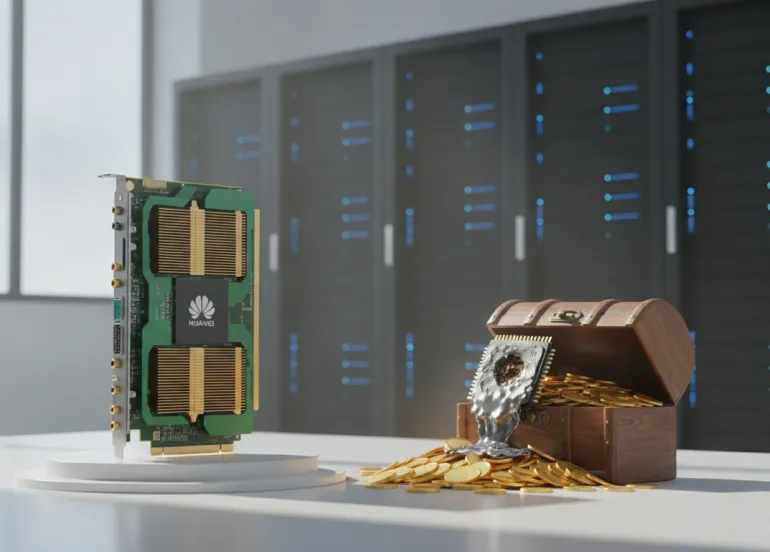 Huawei sfida Nvidia: i prezzi degli acceleratori Ascend 950DT volano alle stelle