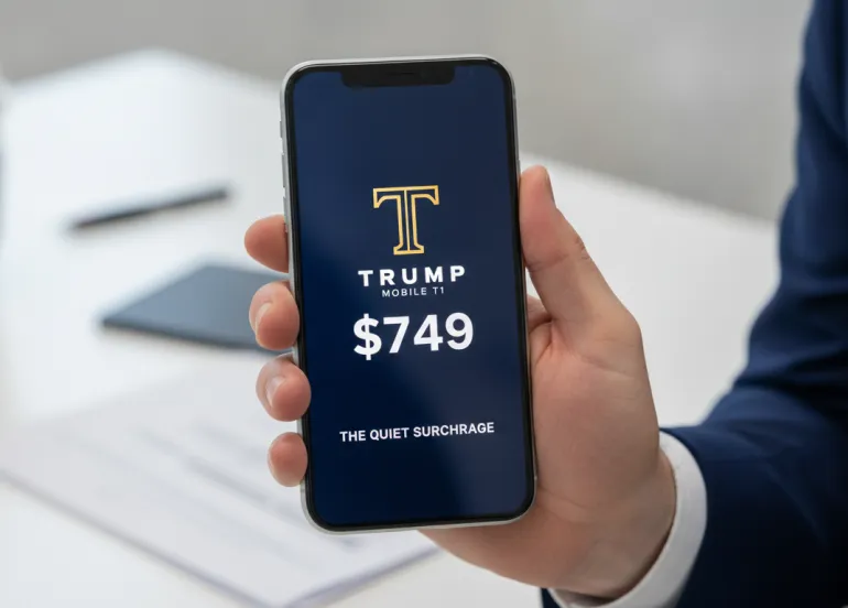 Trump Mobile T1: il rincaro silenzioso porta lo smartphone a 749 dollari