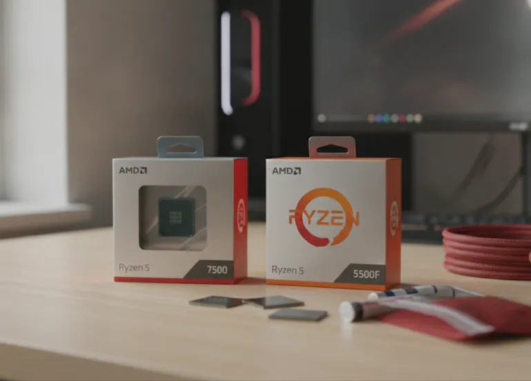 AMD rinnova la sfida: arrivano i nuovi Ryzen 5 7500 e 5500F