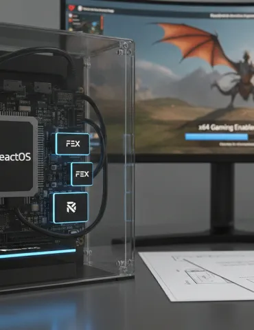 ReactOS rivoluziona l'architettura ARM: giochi x64 ora possibili grazie a FEX