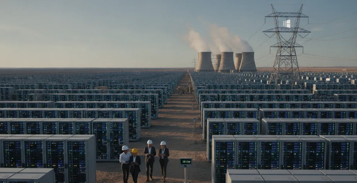 L'Impero del silicio: Microsoft e la sfida globale dei 38 gigawatt