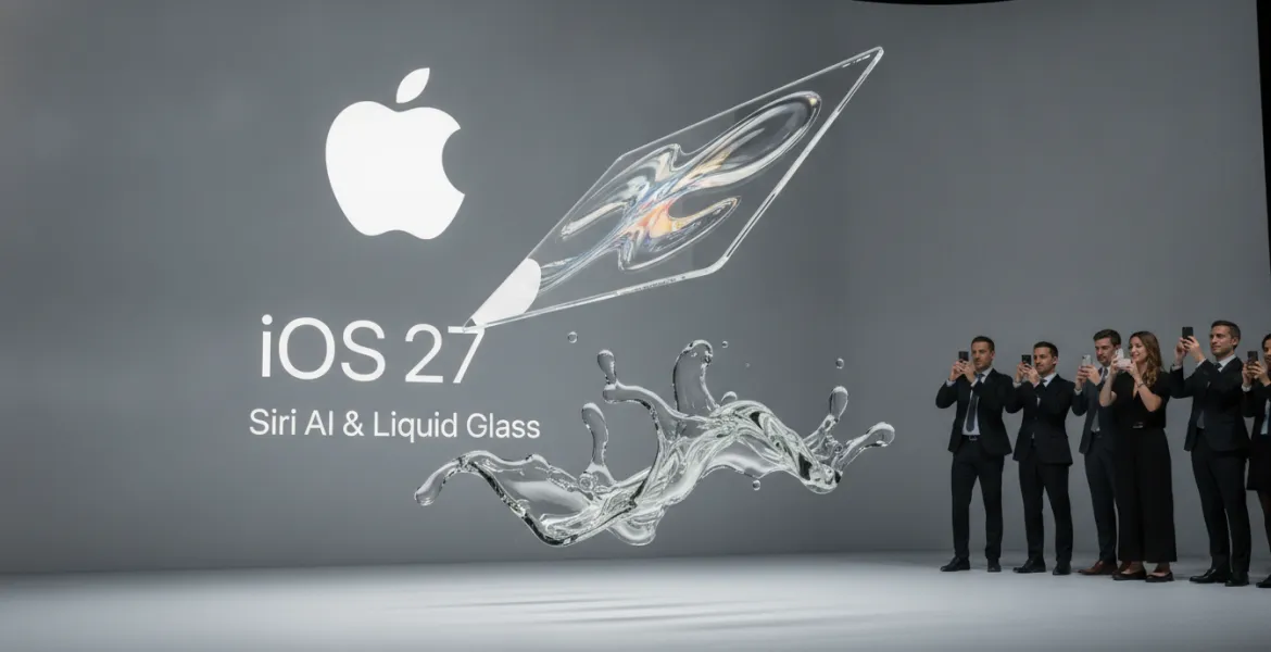 Apple lancia iOS 27: l'era di Siri AI e dell'interfaccia Liquid Glass