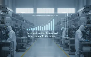 Mercato semiconduttori 2026: Ricavi verso il record storico di 1.250 miliardi di dollari
