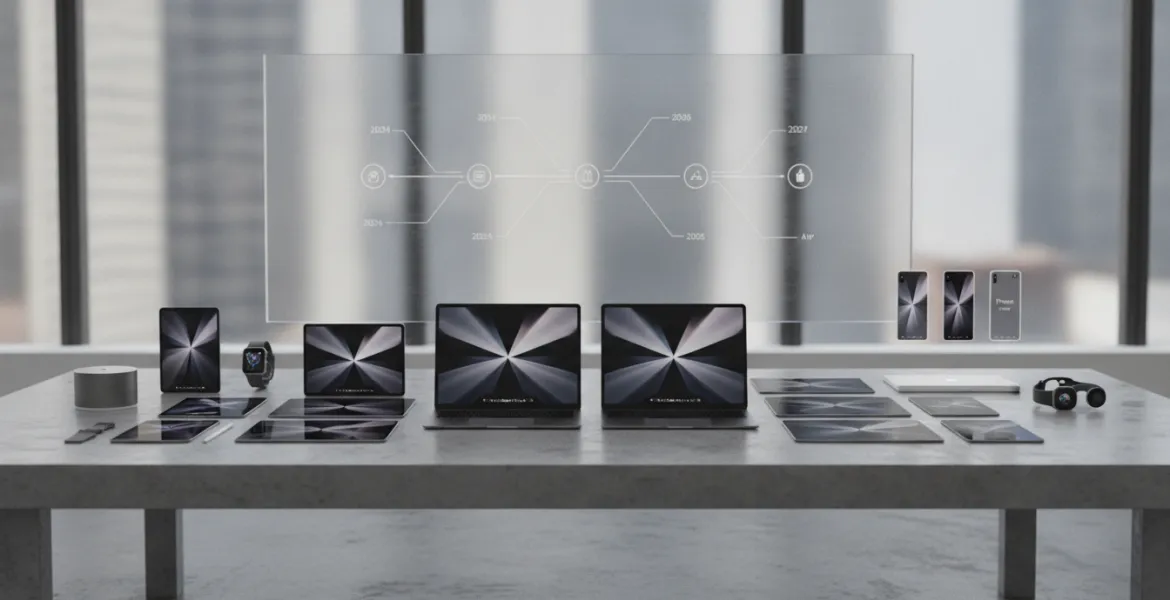 Apple, trapelata la roadmap 2027: 16 nuovi dispositivi tra MacBook Touch e iPhone Air