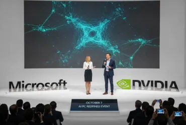 Microsoft e Nvidia: il 7 ottobre l'evento che ridefinisce l'AI nei PC