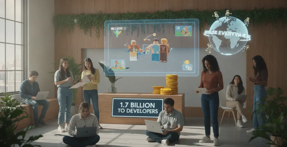 Roblox trasforma il gaming: 1,7 miliardi agli sviluppatori e il debutto di Roblox Everywhere