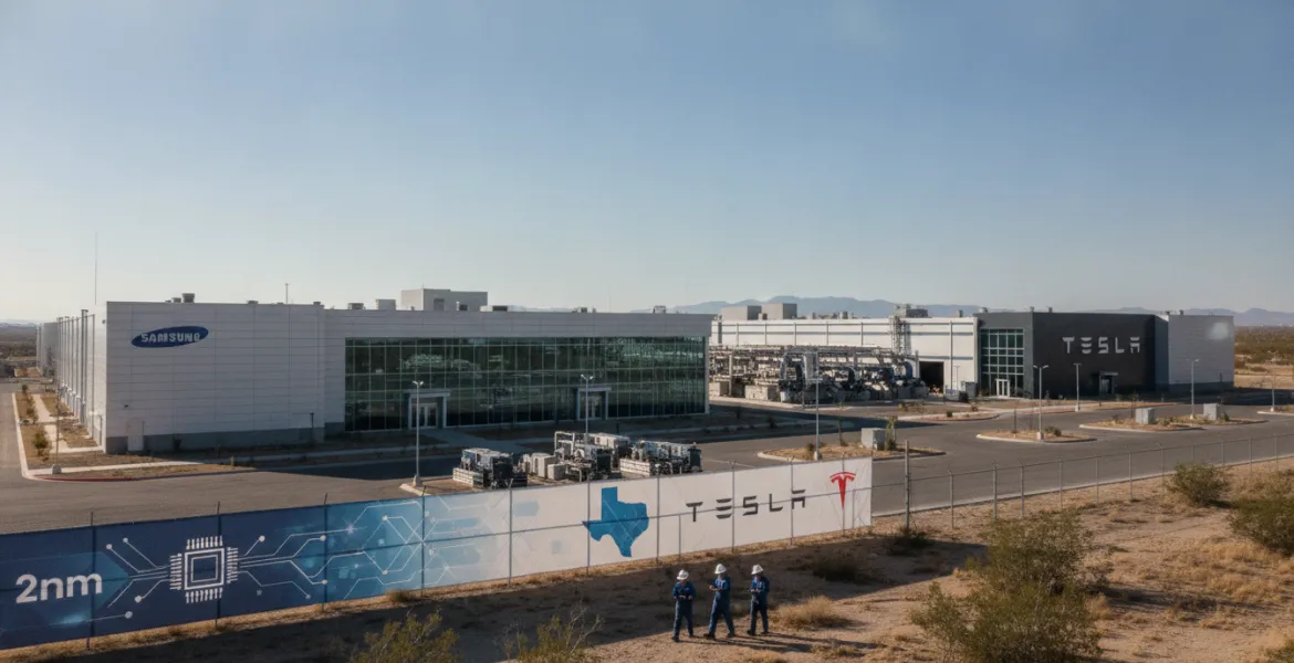 Samsung e Tesla: Inizia la Produzione dei Chip a 2nm in Texas