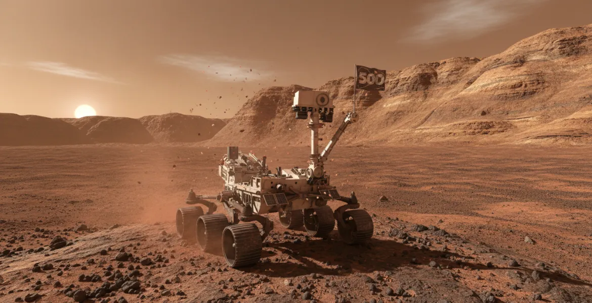 Curiosity festeggia 5000 giorni su Marte: una cartolina spettacolare dal cratere Gale