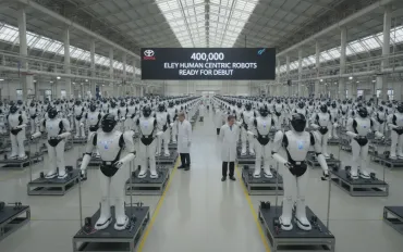 Toyota rivoluziona l'industria: 400.000 robot umanoidi ELEY pronti al debutto