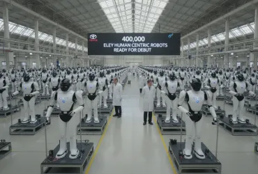 Toyota rivoluziona l'industria: 400.000 robot umanoidi ELEY pronti al debutto