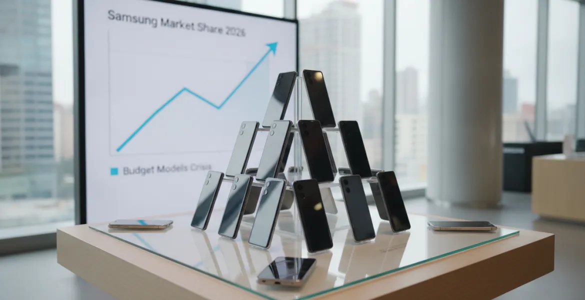 Samsung domina il mercato smartphone 2026: trionfo dei flagship e crisi dei modelli economici