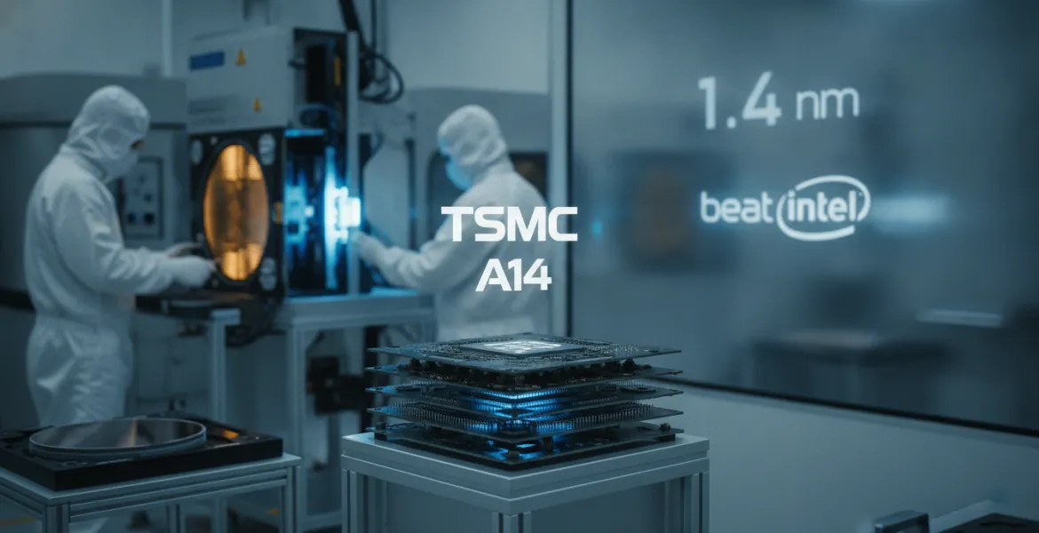 TSMC accelera sul processo A14: la corsa ai 1,4 nanometri entra nel vivo per battere Intel