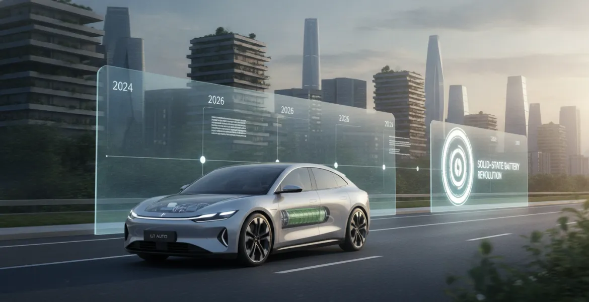 Li Auto e la rivoluzione delle batterie allo stato solido: Roadmap verso il 2032