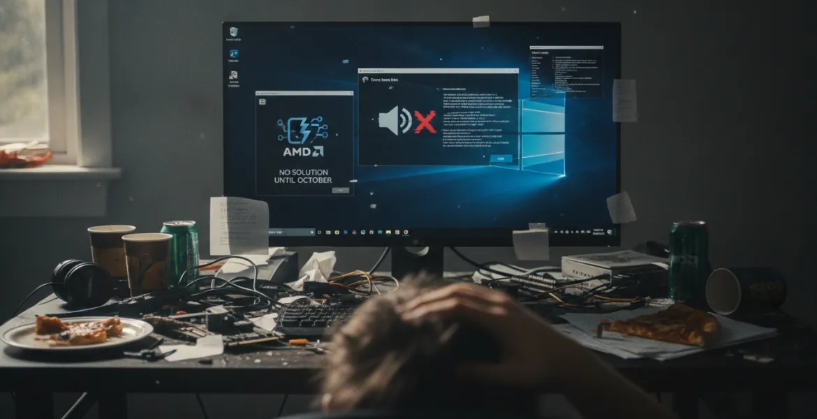 Windows 11 e il Caos degli Aggiornamenti: Bug Audio e Crash AMD senza soluzione fino a Ottobre