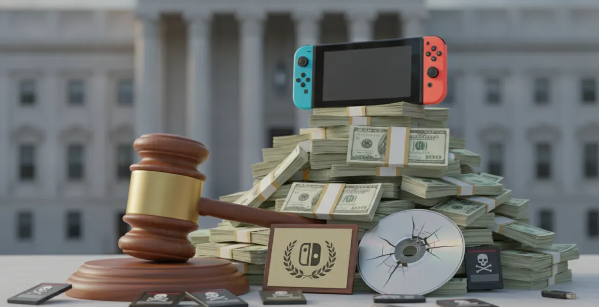 Nintendo trionfa in tribunale contro la pirateria: maxi risarcimento da 4,5 milioni