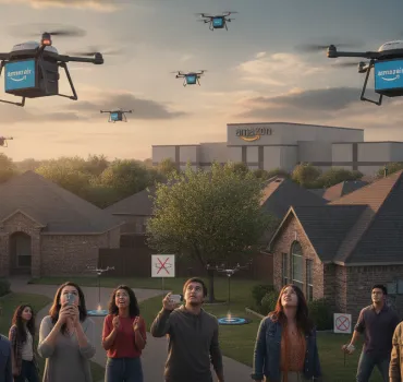 Droni Amazon Prime Air: a Richardson scoppia la guerra dei cieli tra innovazione e privacy
