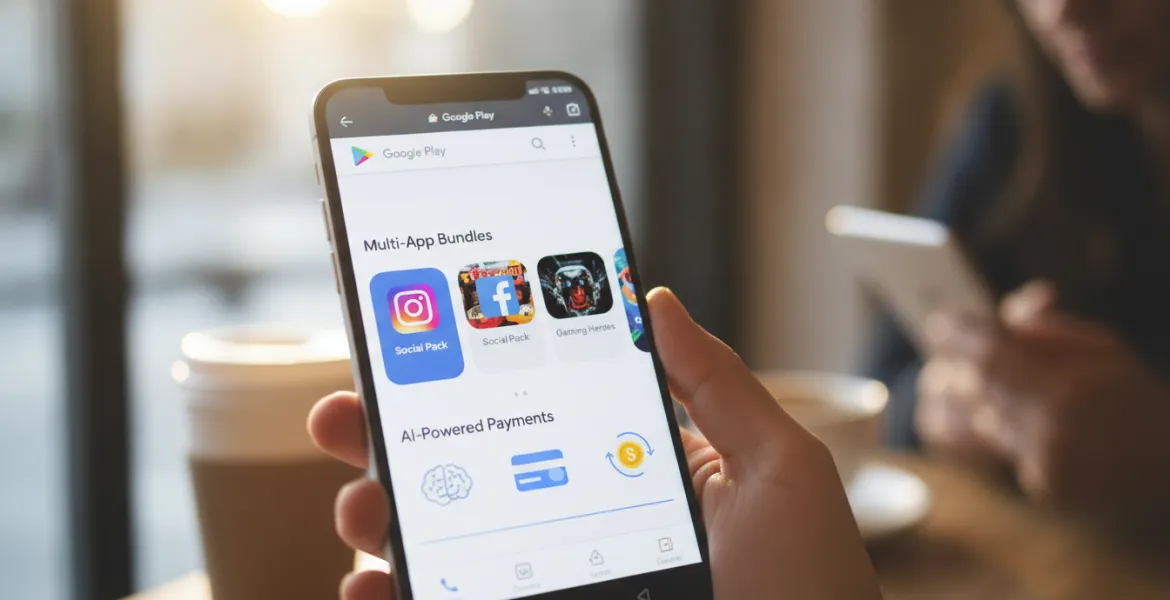 Google rivoluziona il Play Store: arrivano i pacchetti multi-app e i pagamenti basati sull'IA