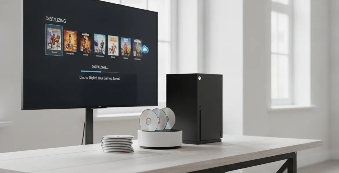 Xbox lancia Disc to Digital: la rivoluzione che salva i tuoi giochi su disco