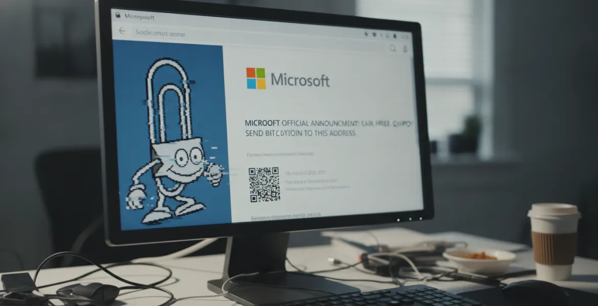 Microsoft e il ritorno di Clippy: hackerato il profilo ufficiale per una truffa crypto