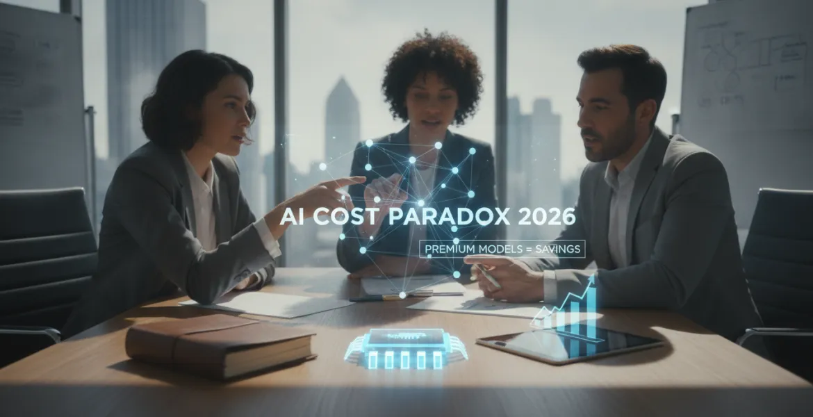 Il paradosso dei costi dell'IA nel 2026: perché i modelli premium fanno risparmiare le aziende