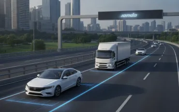Honda rivoluziona la mobilità: ricarica wireless su strada per auto e camion