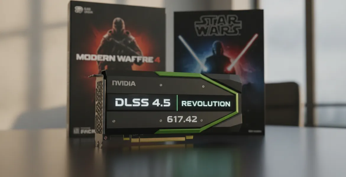 Nvidia GeForce 617.42: Rivoluzione DLSS 4.5 per Modern Warfare 4 e Star Wars