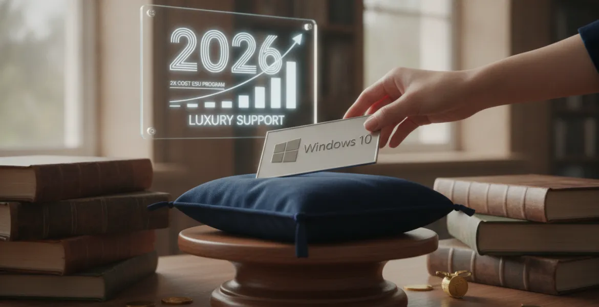 Windows 10, il supporto diventa un lusso: raddoppia il costo del programma ESU nel 2026