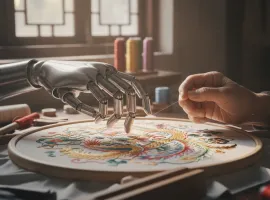 L'arte millenaria incontra la robotica: la mano di AgiBot apprende i segreti del ricamo di Suzhou