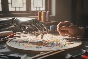 L'arte millenaria incontra la robotica: la mano di AgiBot apprende i segreti del ricamo di Suzhou