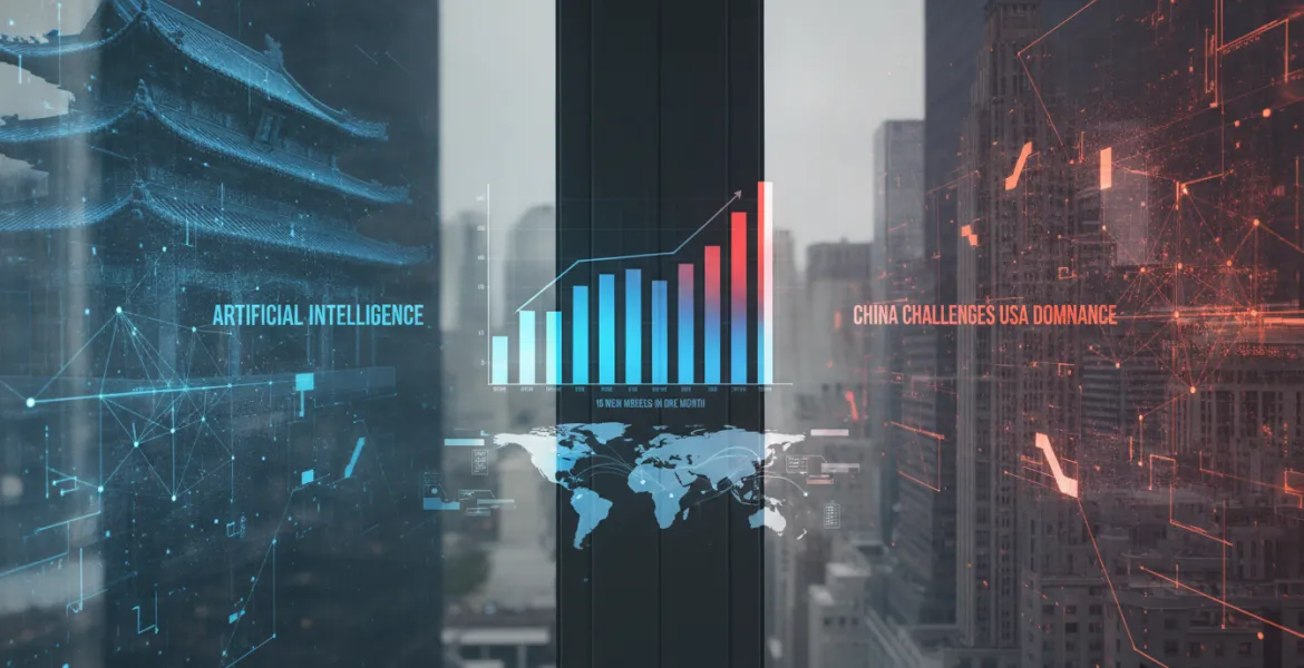 Intelligenza Artificiale: la Cina sfida il dominio USA con 16 nuovi modelli in un mese