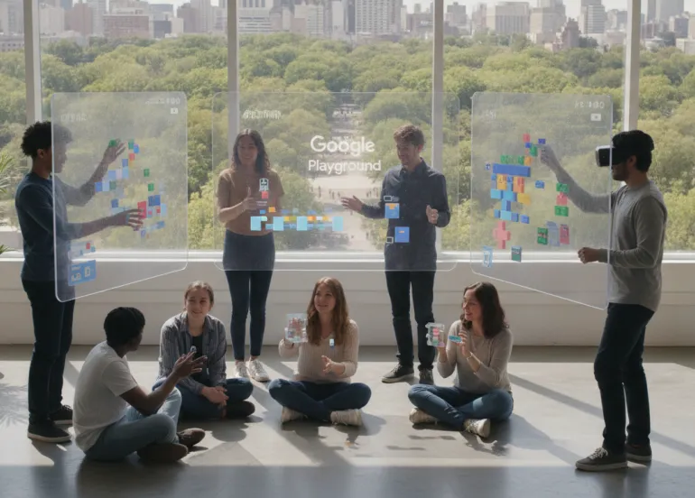 Google Playground: l'intelligenza artificiale trasforma chiunque in un game developer