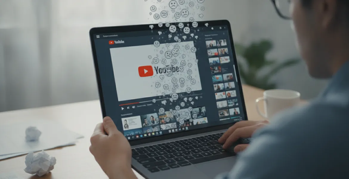 YouTube rivoluziona il layout desktop: pioggia di critiche per il nuovo design dell'interfaccia