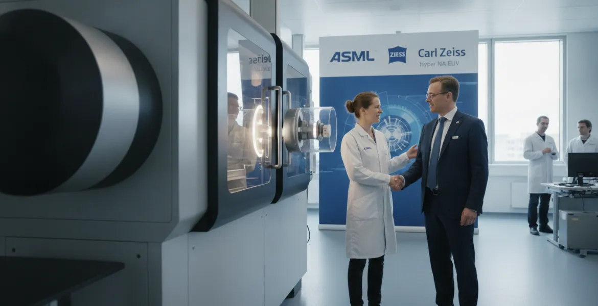ASML e Carl Zeiss svelano Hyper NA EUV: la nuova era della litografia dei chip
